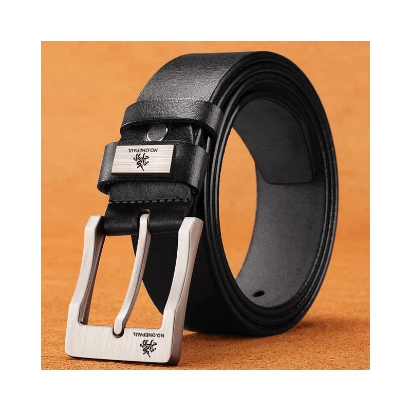 Ceinture Cmen Cuir V Ritable Avec Boucle Pour Homme