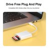 Adaptateur de lecteur de carte mémoire SD TF USB Type C