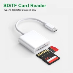 Adattatore per lettore di schede di memoria SD TF USB Type C