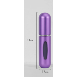 Vaporisateur rechargeable pour parfum couleur violet pastel