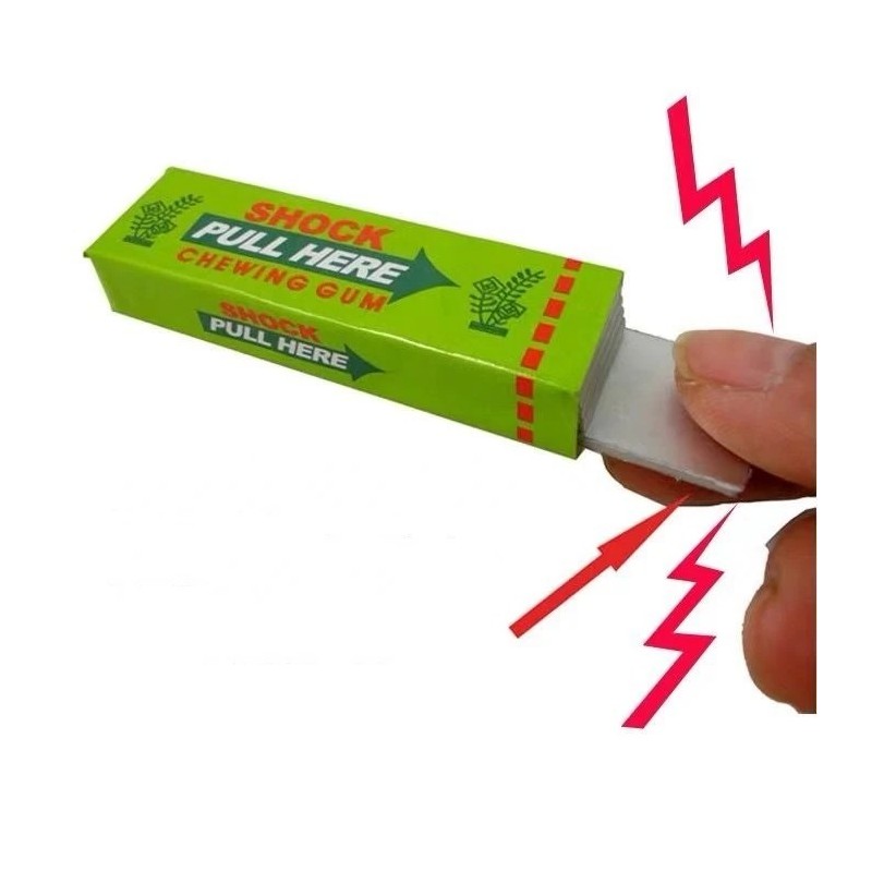 Choc électrique blague Chewing Gum