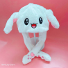 Bright white Shoous rabbit hat with LED