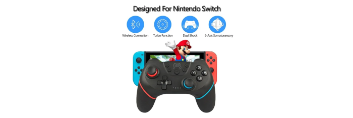 BROODIO Switch Controller, Wireless Controller for Nintendo Switch