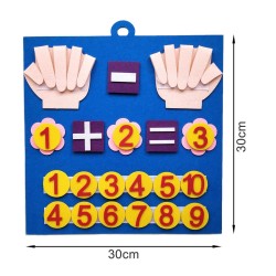 Giocattolo da dito in feltro Montessori per bambini