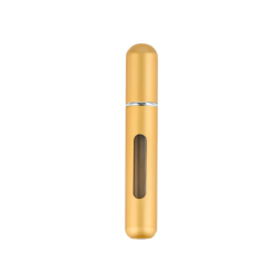 Flacon vaporisateur rechargeable de voyage portable de 8 ml jaune